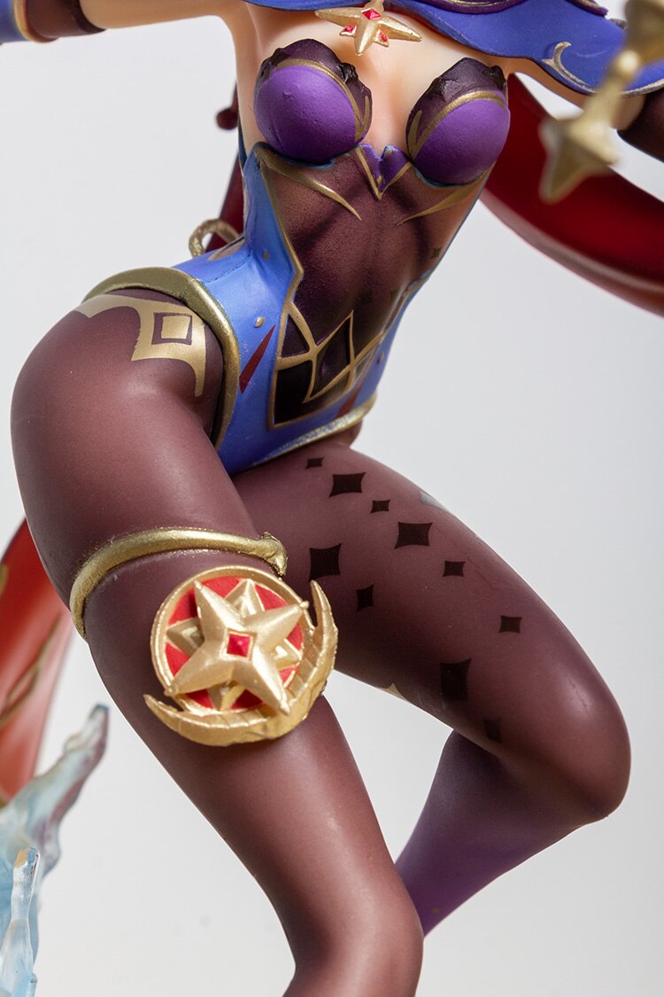 25cm Genshin Impact Action Figure Mona Anime Action Figure Collection Mona Sexy Girl PVC Model Doll Childrens Toy Gift Ornaments