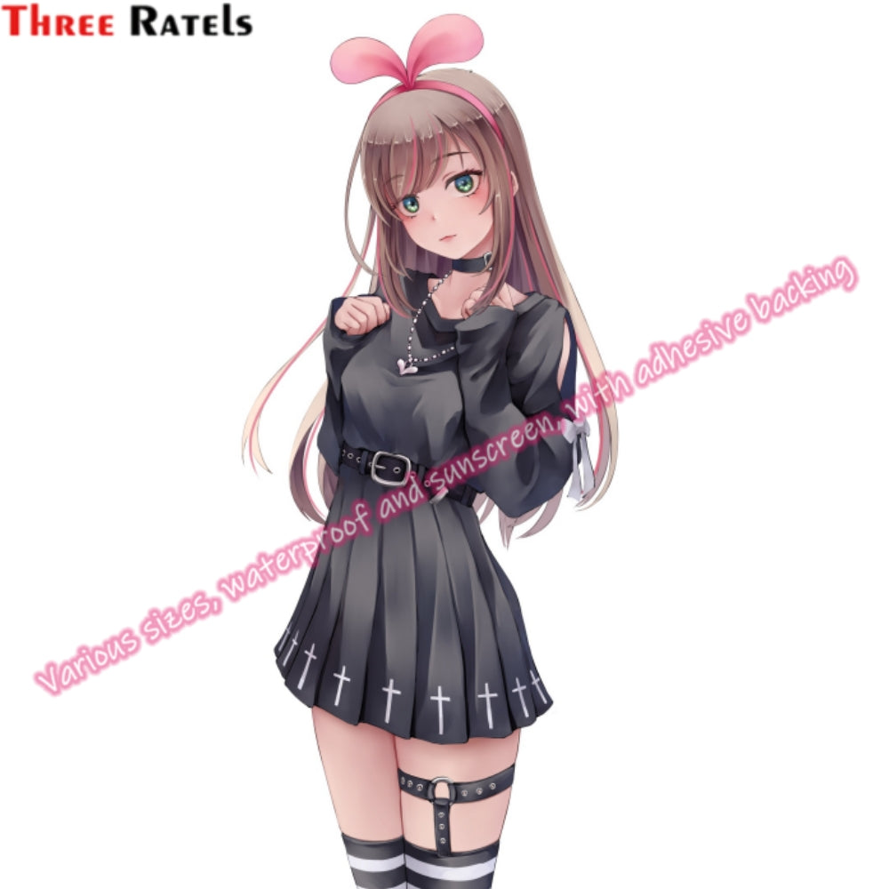 Three Ratels H624 Haramura Nodoka Saki Sexy Anime Girsl Poster Adhesive Vinyl for Car Accessories for Bmw E87 Golf Supplies