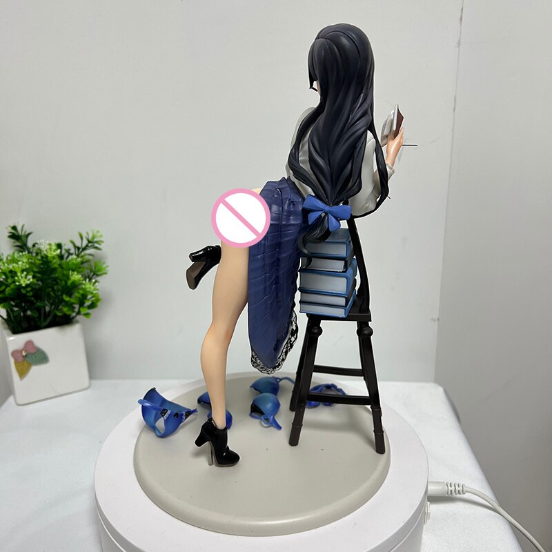 27cm Native Creators The Literary Type Anime Figure Book Girl Akemi Mikoto Japanese Anime Sexy Girl Action Figure Adult Doll Toy