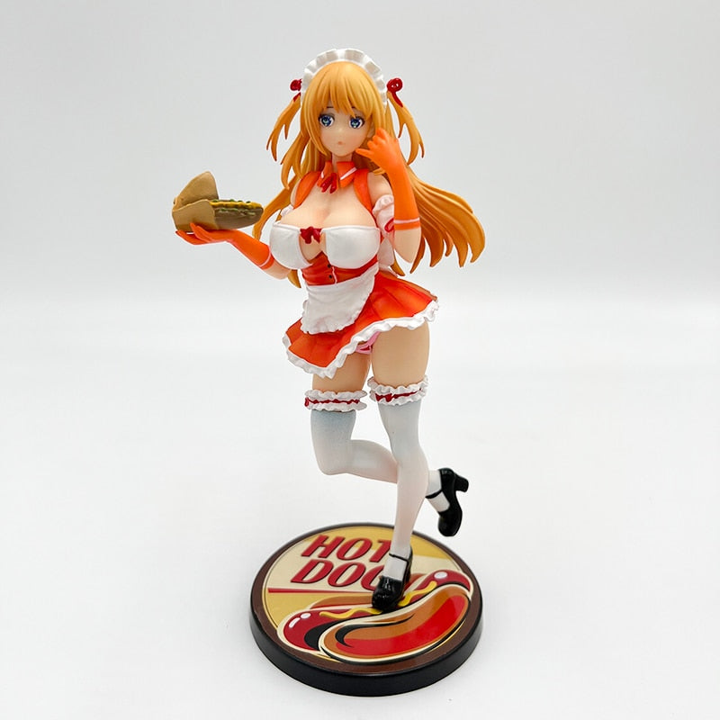 25cm Lovely Guitar Sisters Mei Mei Sexy Girl Anime Figure Guitar Sisters Action Figure Adult Collectible Model Doll Toys Gifts