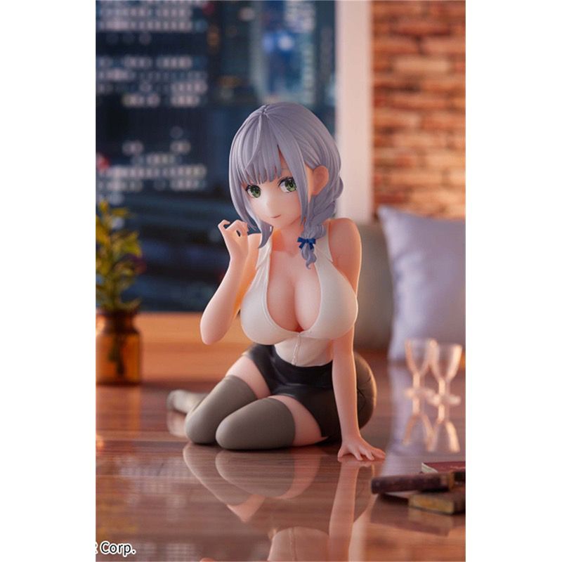 Presale Shirogane Noel Office style ver. Pvc Action Figure Home/Office Decoration Anime Kawaii Collection Model toys