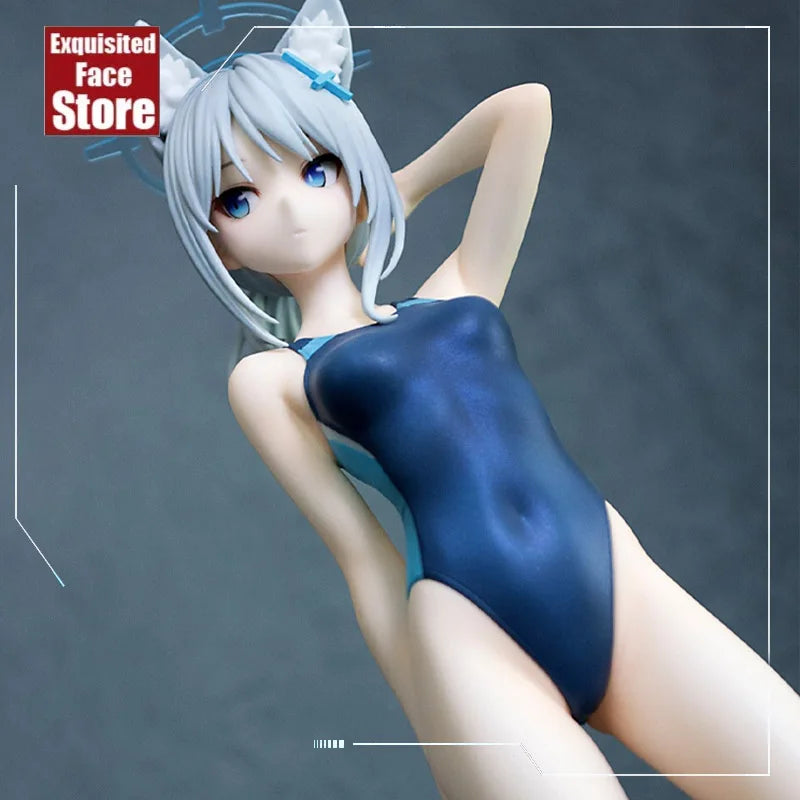 NSFW Blue Archive Sunaookami Shiroko 1/7 Swimsuit ver PVC Action Figure Toy Adults Collection Kawaii Cute Model Doll Gifts