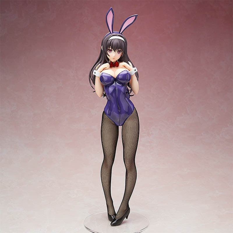 46cm Native BINDing Tomoka Hinasawa Bunny Girl Sexy Anime Figure Absolute Rule of Queen Hinasawa Tomoka Action Figure Doll Toys