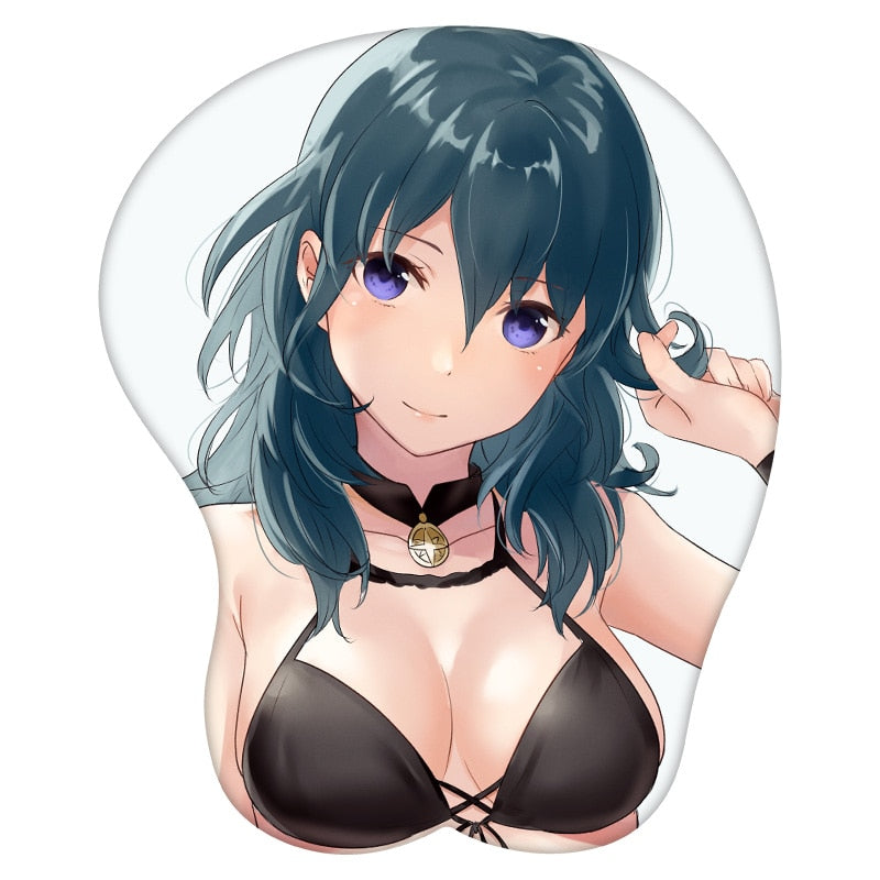 3D Mouse Pad Byleth Fire Emblem  Anime Wrist Rest Silicone Sexy Creative Gaming Mousepad Mat