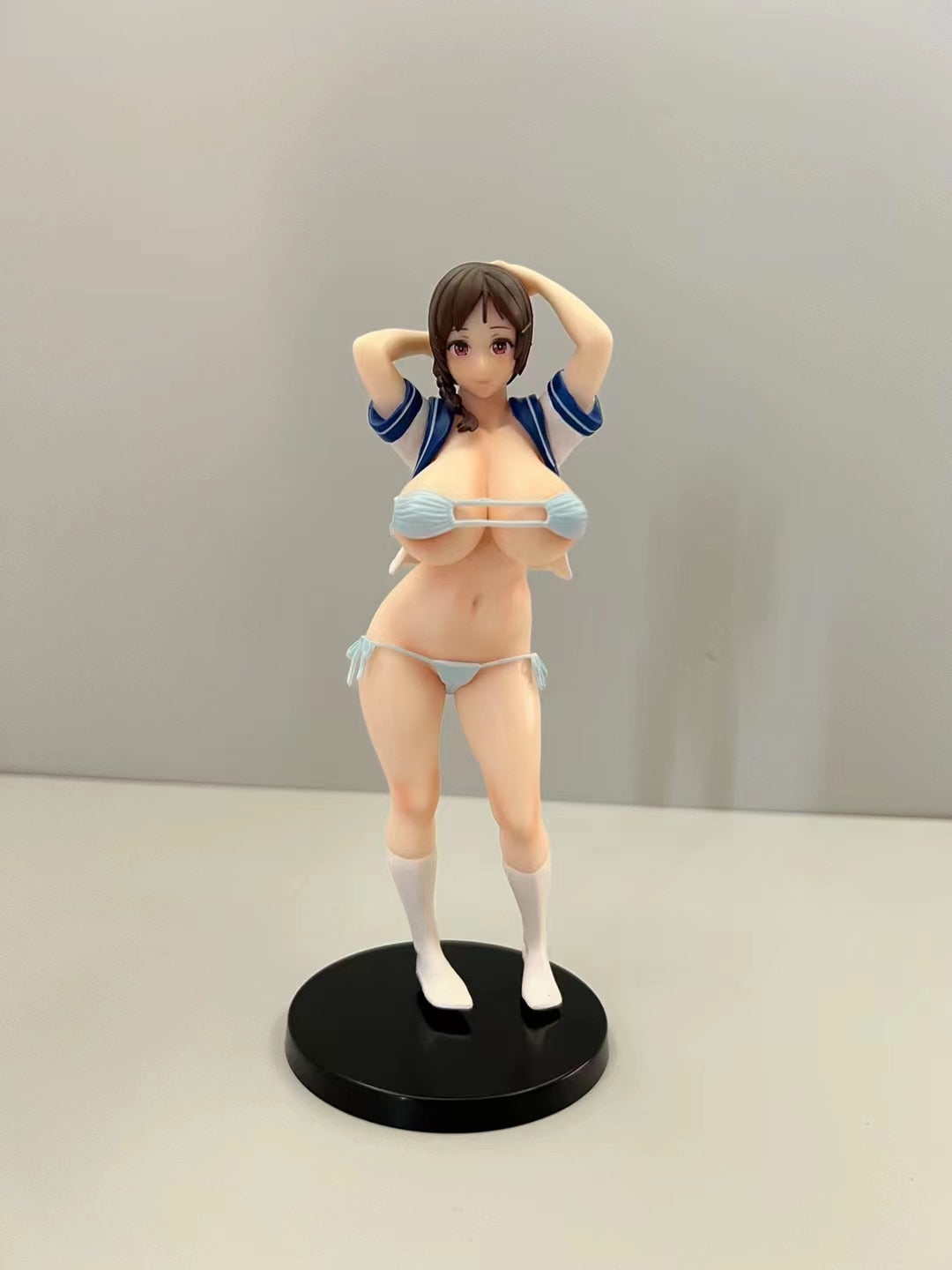 18cm Q-six Succubus Stayed Life Anime Figure Kanna Akizono Black Sailor ver Action Figure Anime Girl Figure Model Doll Toys