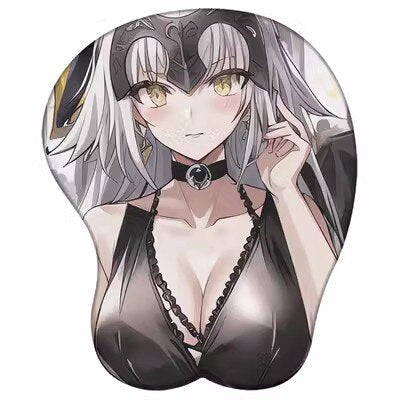 Anime FGO Fate Grand Order Saber  Figure 3d Girl Soft Gel Gaming Mouse Pad Mousepad Wrist Rest 4777 Gifts Man Toy