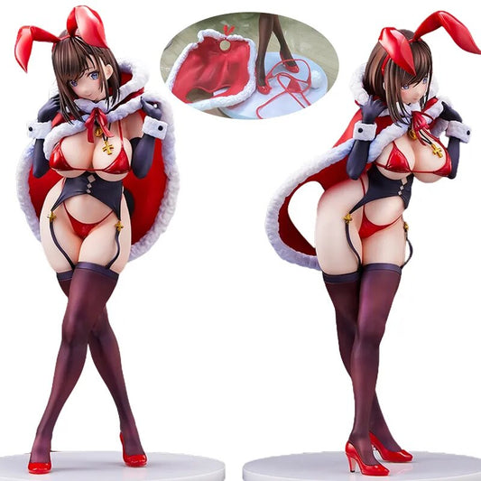 28cm Native Mataro Original Character Christmas Bunny Anime Figure Matarou Bunny Girl Action Figure Adult Sexy Model Doll Toys