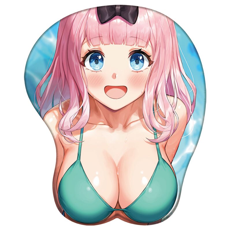 Chika Shirogane Kei Hayasaka Ai 3D Silicone Mousepad Kaguya Sama Love Is War 3D Wristband Mouse Pad Anime 3D Wrist Rest MouseMat