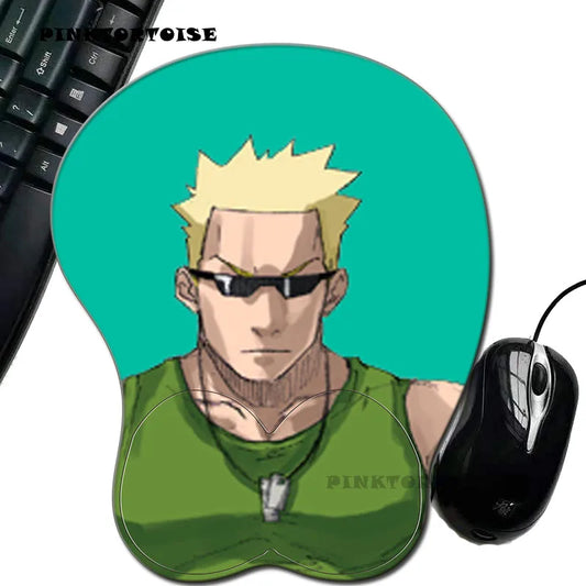 PINKTORTOISE MOUSE MAT Anime Wall Eehtos mousepad MAT Soft Mouse Pads with Wrist Rest Gaming Mousepad Mat for LOLCSGO