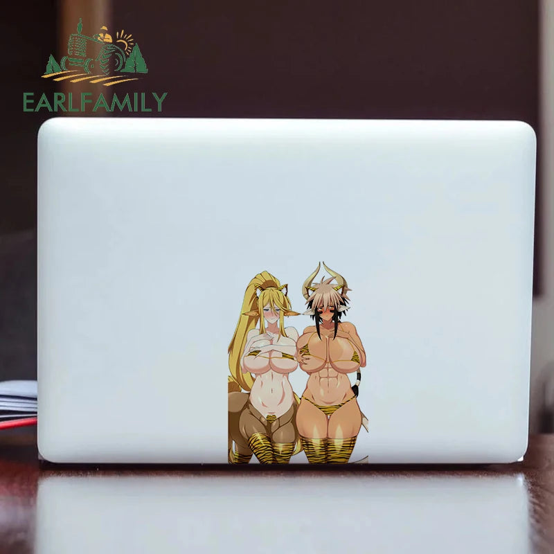 Hentai anime sticker 13cm x 9cm for Funny Cartoon Sexy Fanart Car Sticker Centorea Shianus Hot Anime Girl Decal NSFW Auto Car Accessories