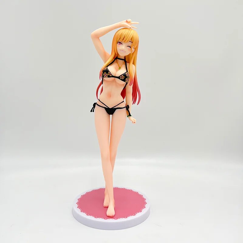 23cm My Dress-Up Darling Marin Kitagawa Sexy Anime Girl Figure Marin Kitagawa Bikini Action Figure Collectible Model Doll Toys