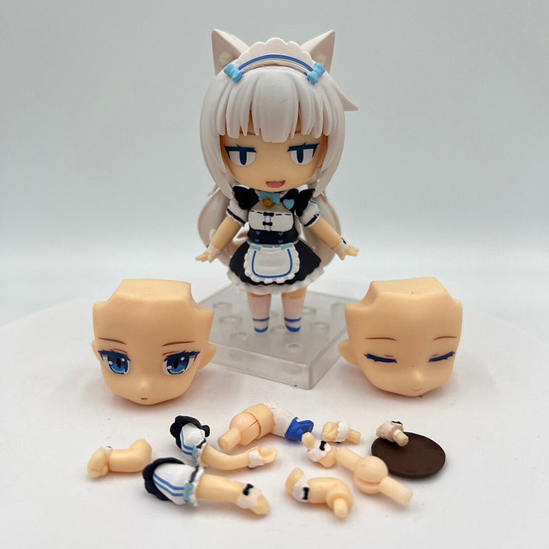 24cm Nekopara Vanilla Chocola Sexy Anime Girl Figure PLUM Nekopara Dress up time Action Figure Adult Collectible Model Doll Toys