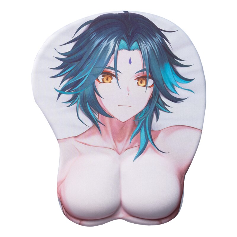 3d Genshin Impact Mouse Pad Scaramouche Kamisato Ayato Zhongli Tartaglia Alhaitham Gaming Anime Mouse Mat With Wrist Game Rest