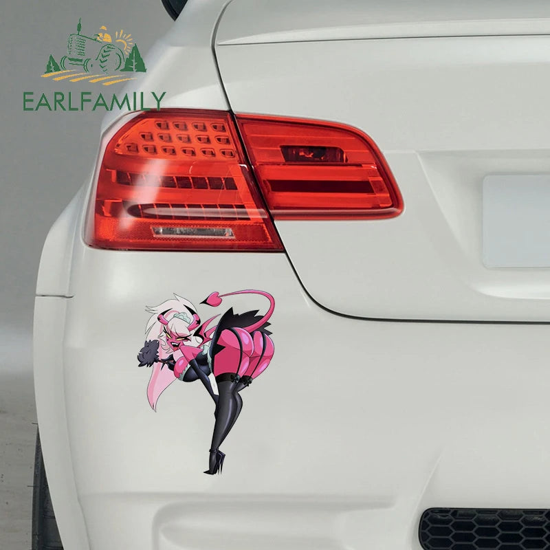 Hentai anime sticker 13cm for Helluva Boss Verosika Fanart Loona Car Sticker Hentai Sexy Ass Decal Waifu NSFW Car Accessories Decoration