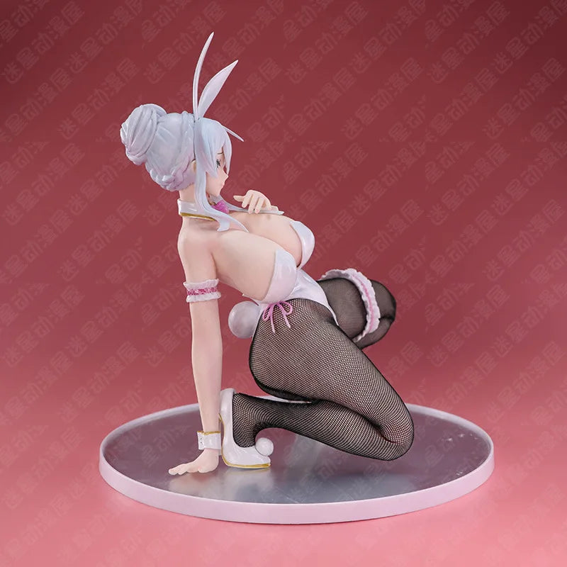 Figurine natif Hito Tsukiai ga Nigate na Miboujin no Yukionna-san à Noroi no Yubiwa Yukino Mifuyu Bunny Ver, modèle en PVC, cadeaux