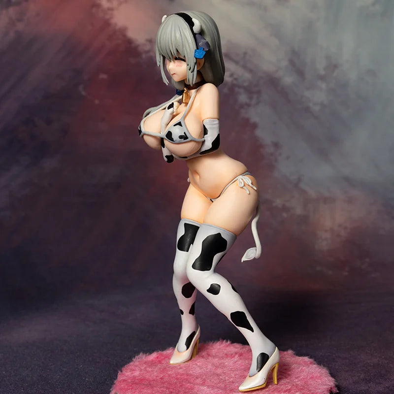 Wave Uzaki chan wa Asobitai Uzaki Tsuki Cow Pattern Dream Tech 1/7 Ushigara Bikini Action Figure Anime Sexy Girl Adult Doll Toys