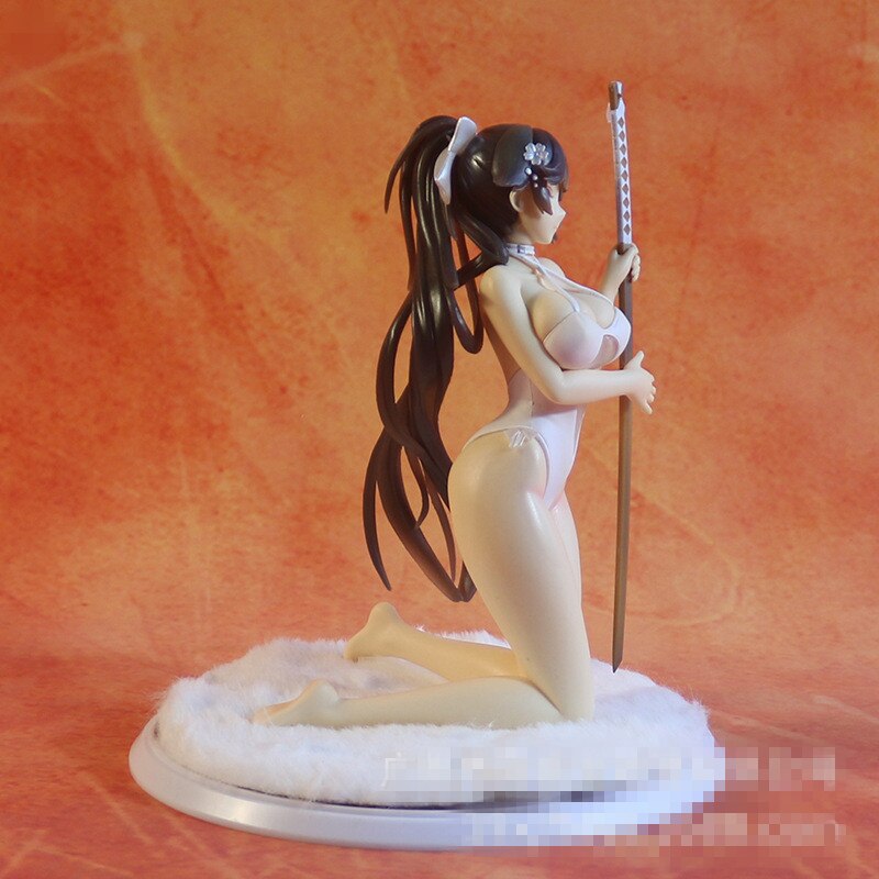 1/7 GK Azur Lane Anime Figure IJN Takao Kneeling Sexy Figma 19cm Beach Rhapsody Ver Statue Model Collection Decoration Toys Gift