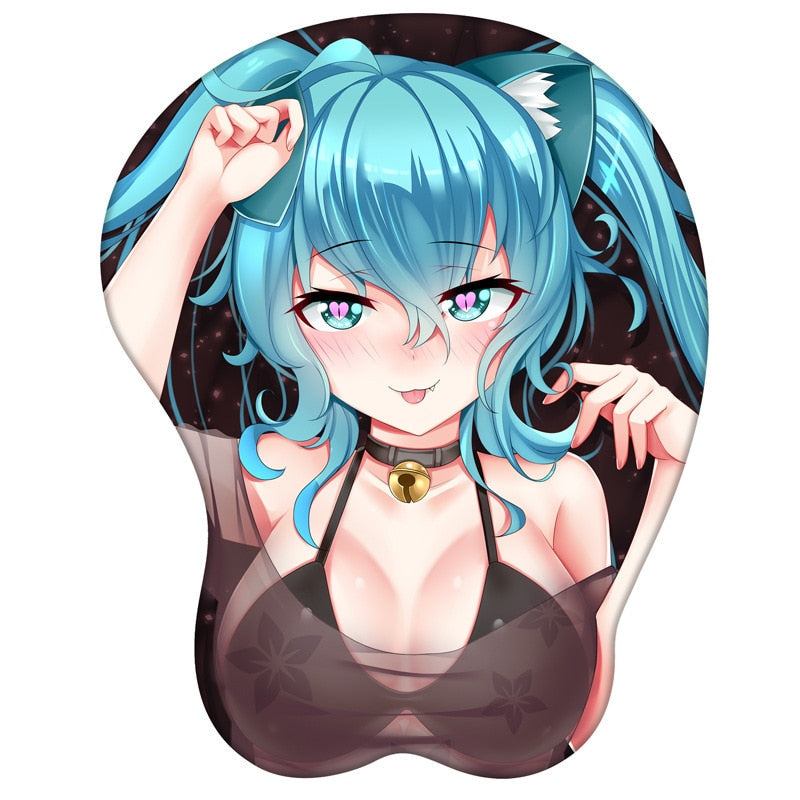 3D Boobs Mousepad | Oppai Ass Tits Mouse Pad | Silicone boobs mousepad