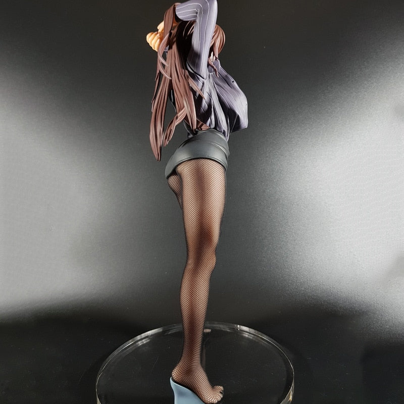 27cm Hataraku Onna no Ureta Ase Anime Figure Otome Kurosawa Action Figure Japanese Anime Girl Collection Model Doll Toys