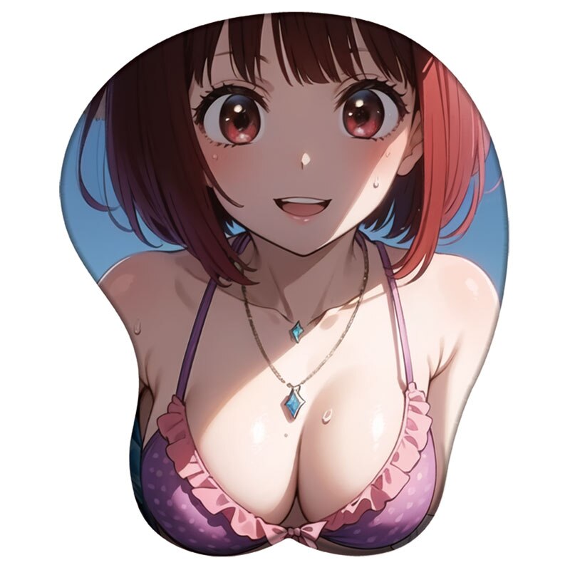 Hoshino Ai Ruby Kana Akane 3D Silicone Mousepad Anime Oshi No Ko 3D Wristband Mouse Pad Anime Gaming Diy 3D Wrist Rest Mouse Mat