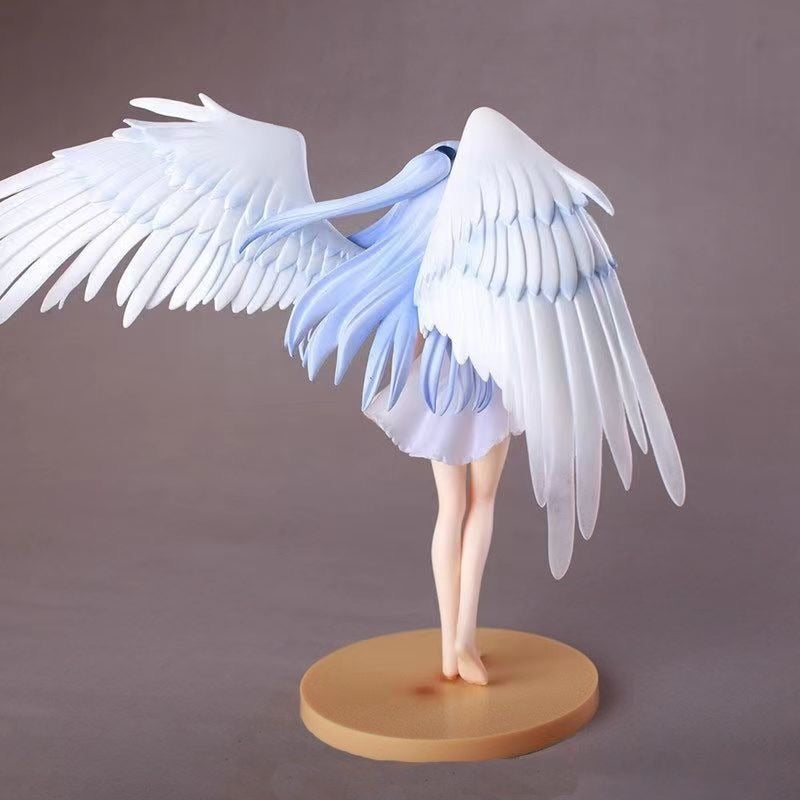 Angel Girl Cute Doll Arcangel Statue Resin Sculpture White Angel Ornaments Desktop Decoration Figurines