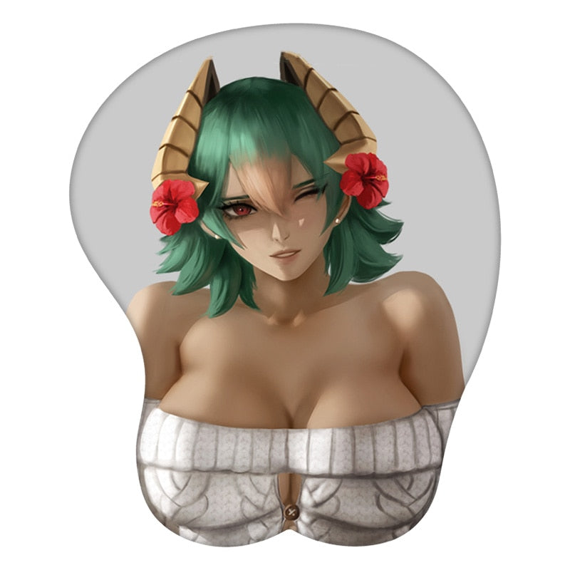 3D Mouse Pad Laegjarn Fire Emblem Anime Wrist Rest Silicone Sexy Creative Gaming Mousepad Mat