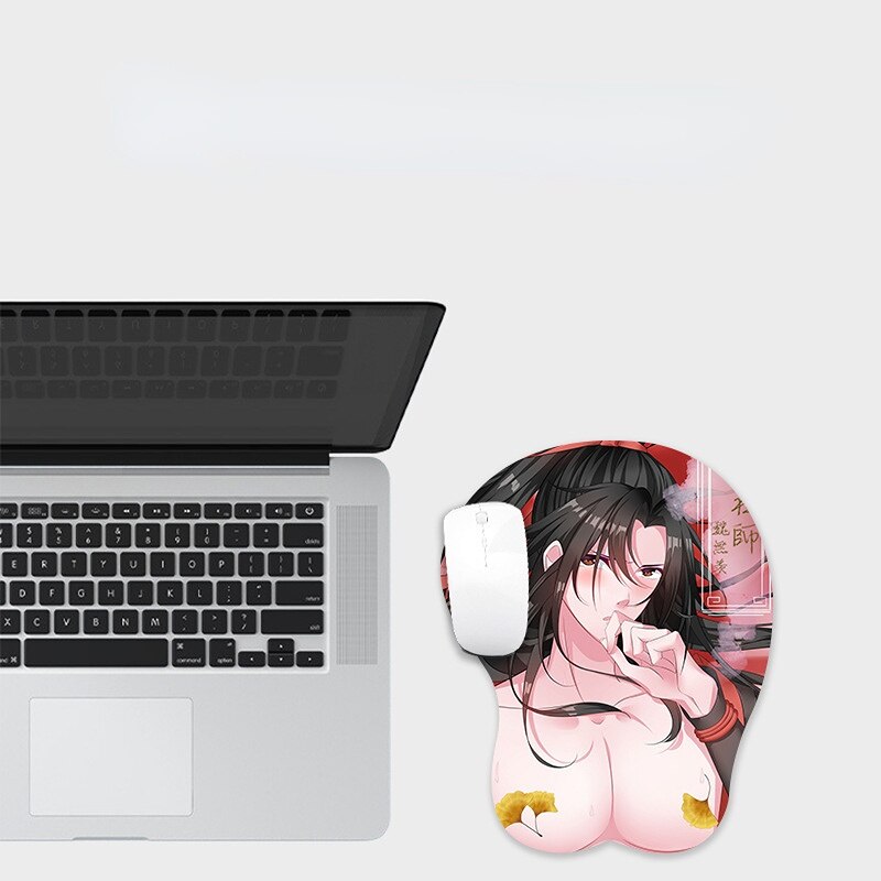 Mo Dao Zu Shi 3D Mouse Pad Grandmaster of Demonic Cultivation Wangji Wuxian Mousepad Mouse Mat Desk Mat Gaming Office Work Decor