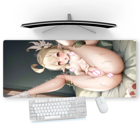 Sexy Play Mat Anime Lewd Anime Girls Uncensored Hentai Adult Mouse Pad Big Ass Booty Mousepad Nude Seductive Woman Flirtatious