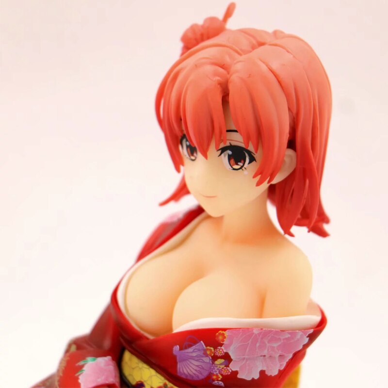 13cm My Teen Romantic Comedy SNAFU 2 Anime Figure Yui Yuigahama Action Figure Yui Yuigahama Kimono Ver. Figurine Adult Model Toy