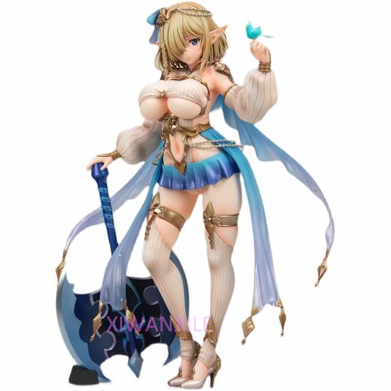 25cm Vertex Elf Village 8th Villager Cecile Antenna Anime Girl Figure Kukuru/Priscilla Action Figure Collectible Model Doll Toy