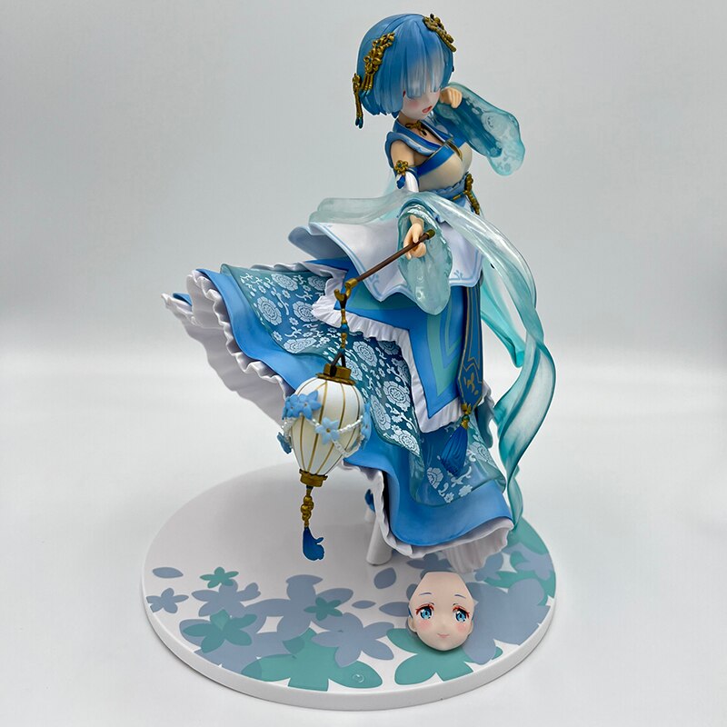 26cm Re:ZERO -Starting Life in Another World Rem Anime Figure Rem Hanfu Action Figure Rem Ram Figurine Collection Model Doll Toy