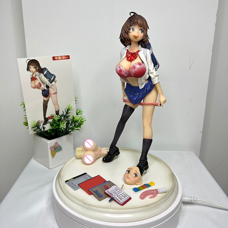 18cm Native Skytube Pure x Shiko x Milk Anime Figure Yasu Nao Sexy Girl Action Figure Yasu Nao Figurine Collectible Doll Toys