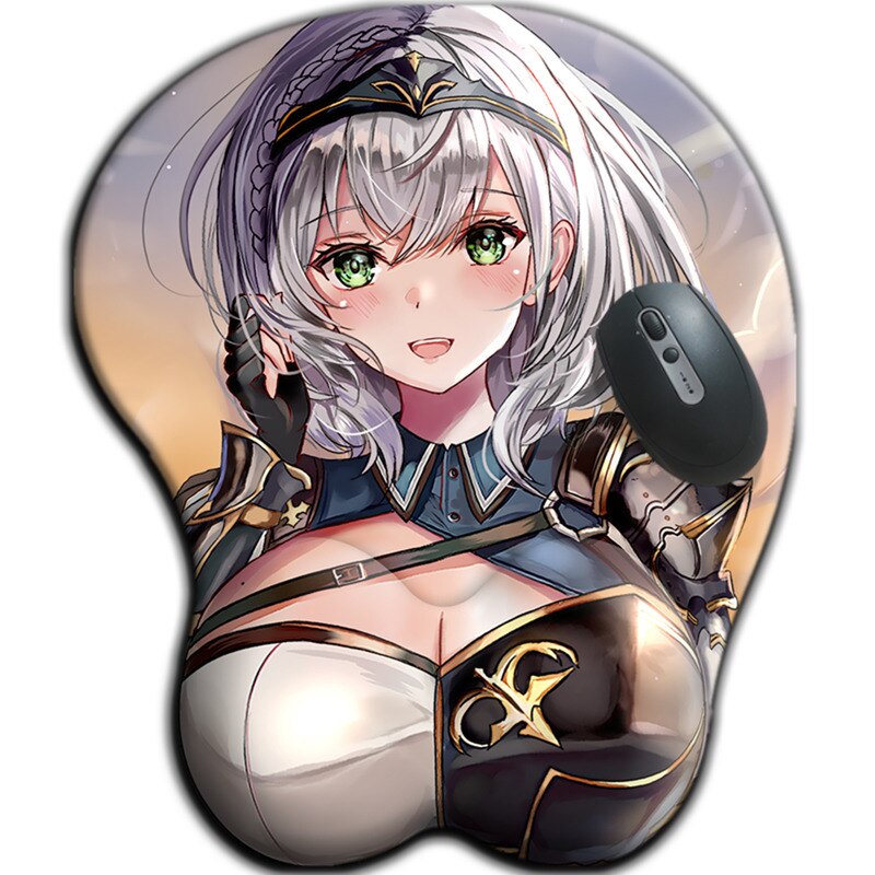 Hololive Houshou Marine Super Large Size Big Oppai Mouse Pad Shirogane Noel Sexy 3D Anime Gaming Boobs Mat Ass Gaming MousePad