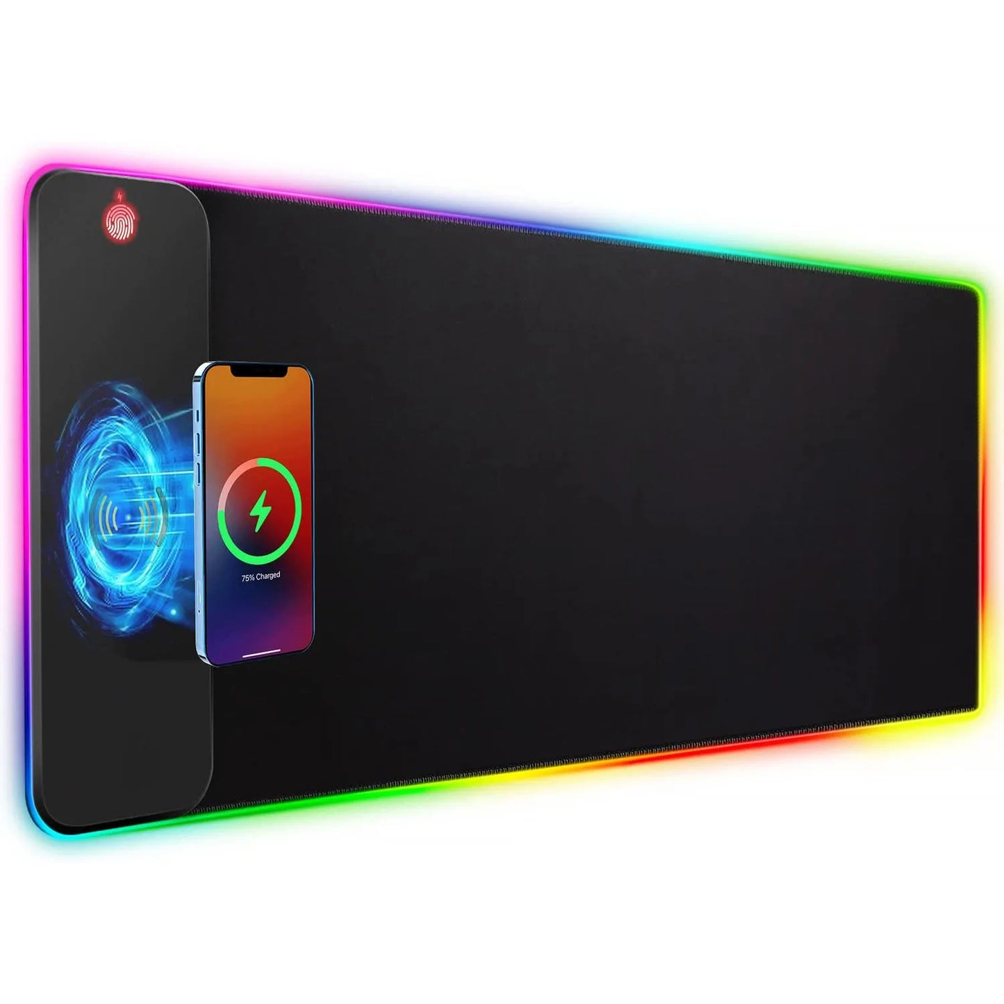 Wireless Charging Mouse Pad RGB Sexy Girl Gamer Table Mat Gaming Accessories MousePad Xxl Charging Mobile Phone Gaming Desk mat