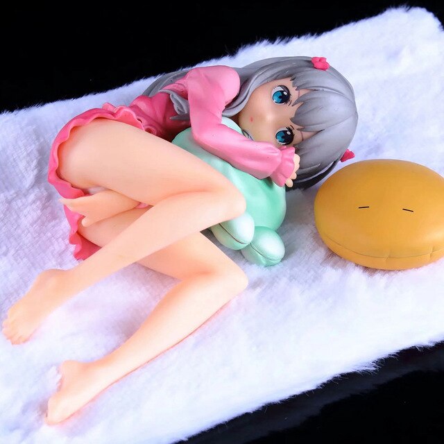 24cm Anime ques Q Eromanga Sensei Sagiri Izumi Ending Mode Meruru T-shirt Ver. PVC Action Figure Toy Sagiri Izumi Sexy Figure