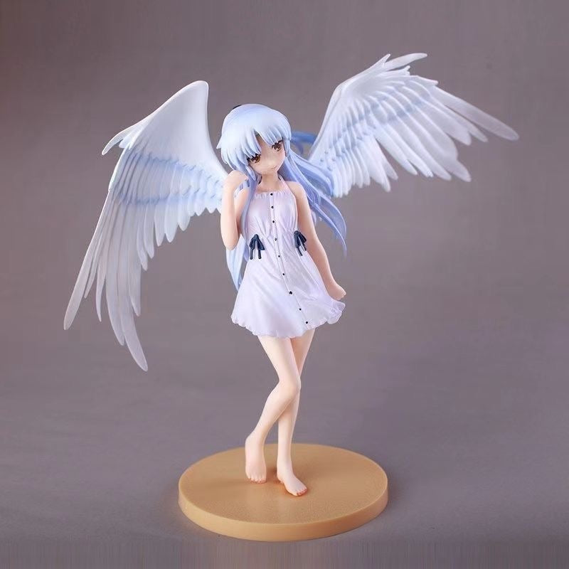 Angel Girl Cute Doll Arcangel Statue Resin Sculpture White Angel Ornaments Desktop Decoration Figurines