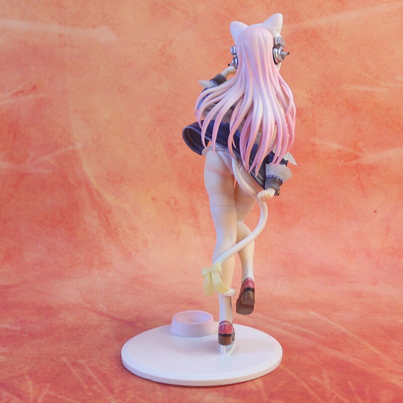 27cm Super Sonico Sexy Girl Cat Figure Anime Action Figure PVC New Collection Figures Toys