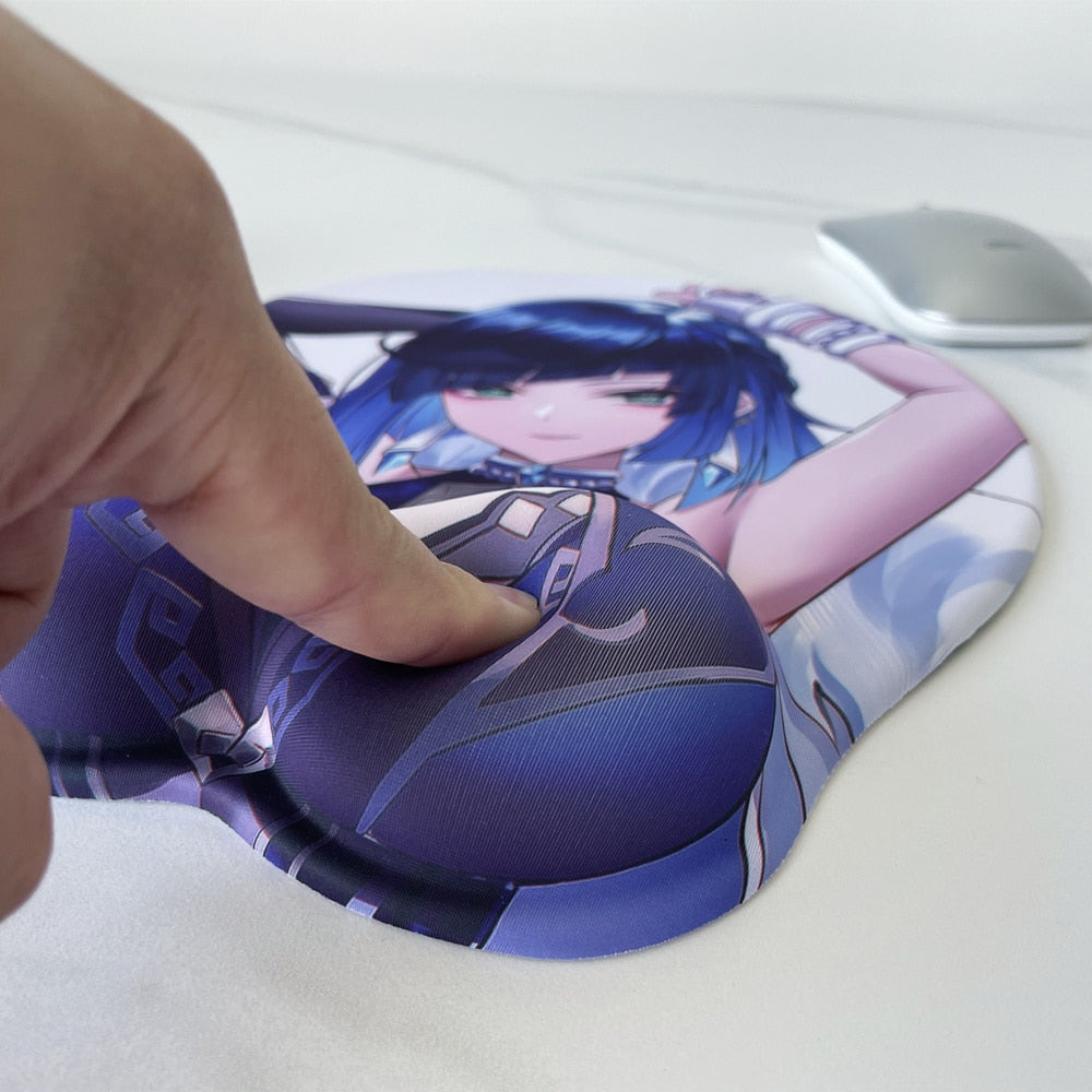 3D Boobs Mousepad | Oppai Ass Tits Mouse Pad | Silicone boobs mousepad