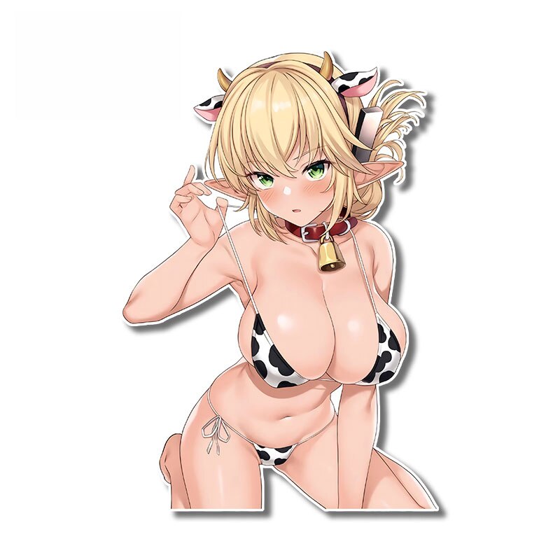 Sexy anime girl Sticker | Bikini Anime girl stickers | Sexy swimsuit stickers | underwear car stickers decal anime cute car accessories decoration