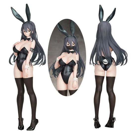 26cm Black Bunny Junpai chan Mask Sexy Girl Anime Figure Bfull FOTS JAPAN Bunny Juniors Action Figure Adult Sexy Model Doll Toys