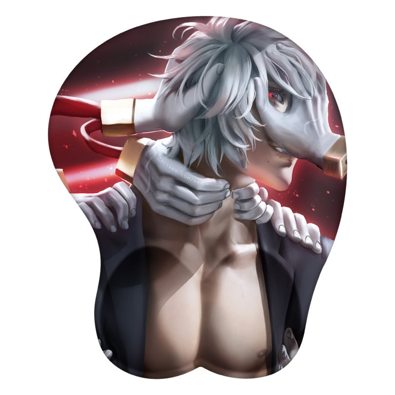 Shigaraki Tomura My Hero Academia 3D Mouse Pad Anime Wrist Rest Silicone Sexy Creative Gaming Mousepad Mat