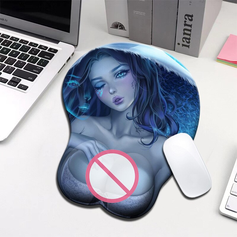 Ranni Melina 3D Mousepad Elden Ring Hand Wrist Rest Sexy Soft Silica Gel Silicone Mouse Pad Mat Oppai Office Otaku Gift