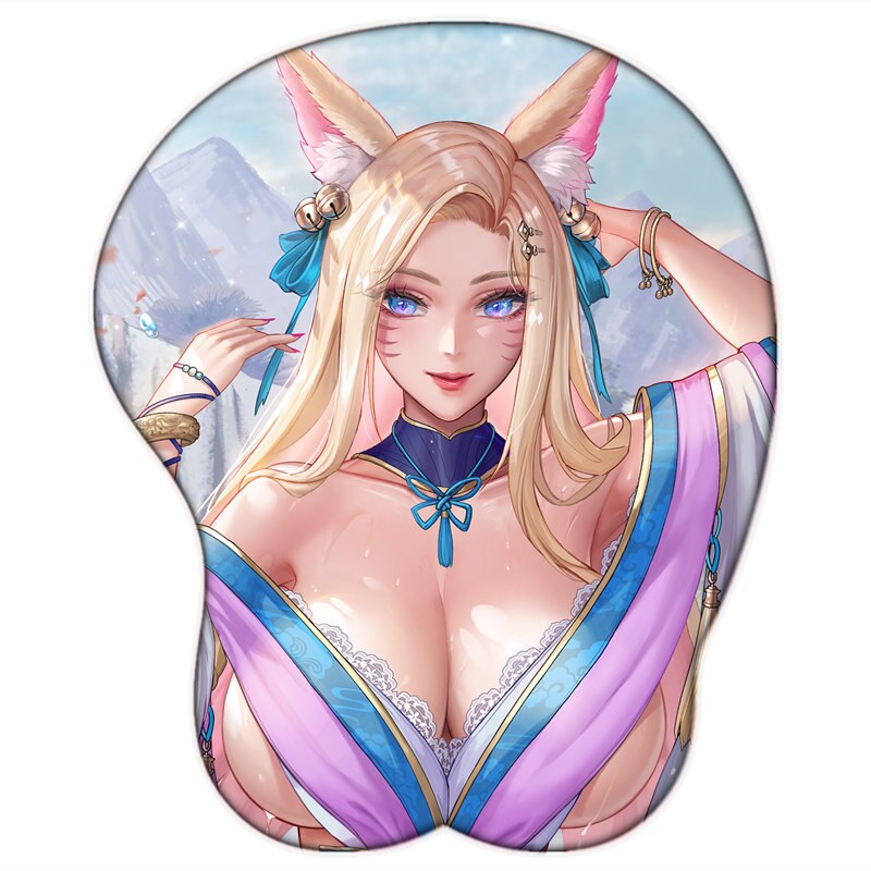 3D Boobs Mousepad | Oppai Ass Tits Mouse Pad | Silicone boobs mousepad