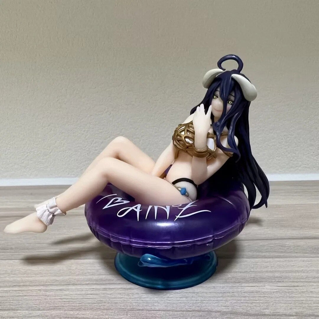 Overlord Iv Albedo Swimming Ring Aqua Float Girls Anime Figure Action Model Collectible Toys Gift