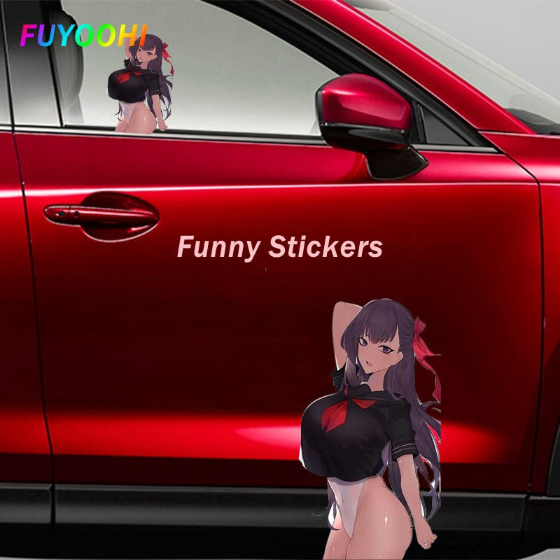 Sexy anime girl Sticker | Bikini Anime girl stickers | Sexy swimsuit stickers | underwear car stickers decal anime cute car accessories decoration