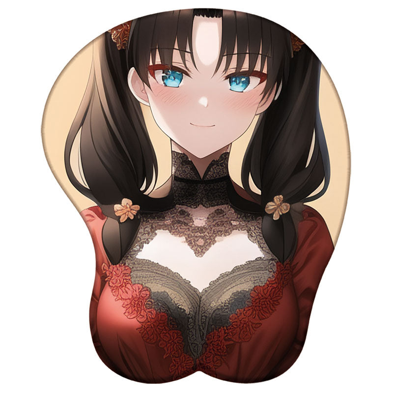 Saber Rin Sakura Alter 3D Silicone Mousepad Fate Stay Night Zero 3D Wristband Mouse Pad Anime Gaming Diy 3D Wrist Rest Mouse Mat