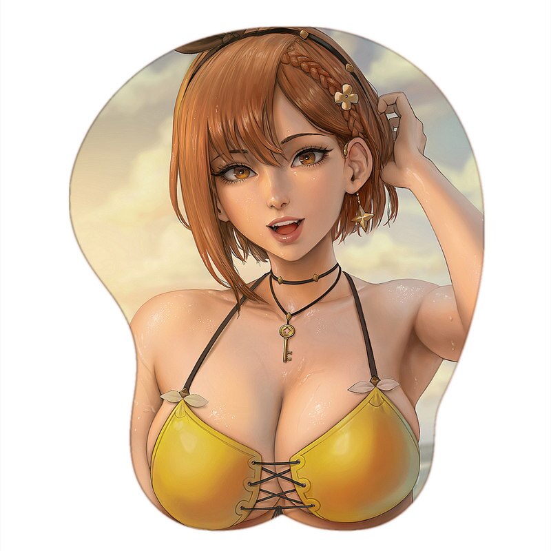 3D Sexy Girl Big Oppai Creative High Quality Anime Gel Mouse Pad with Wrist Rest Gaming MousePad Mat