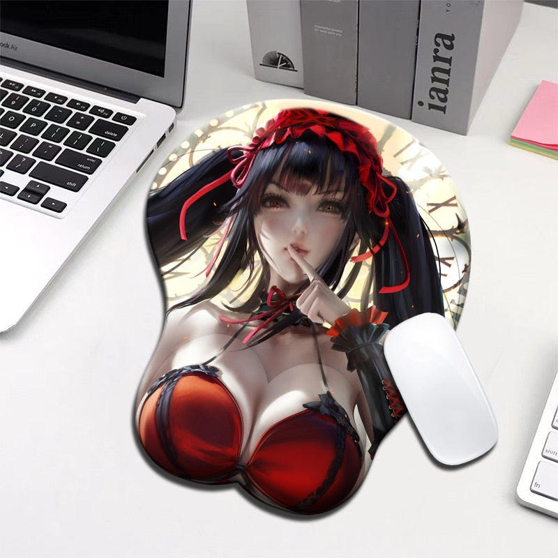 3D Boobs Mousepad | Oppai Ass Tits Mouse Pad | Silicone boobs mousepad