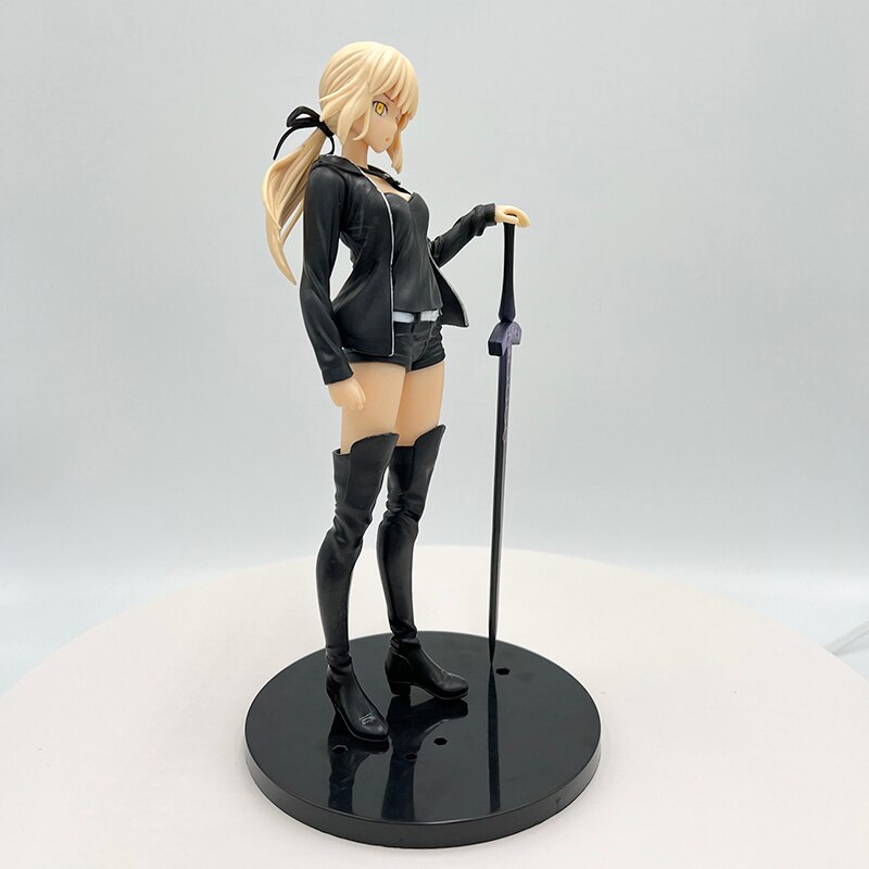 23cm Fate/Grand Order Sexy Anime Figure Saber/Altria Pendragon Action Figure Saber Alter Casual Wear Figurine Model Doll Toys