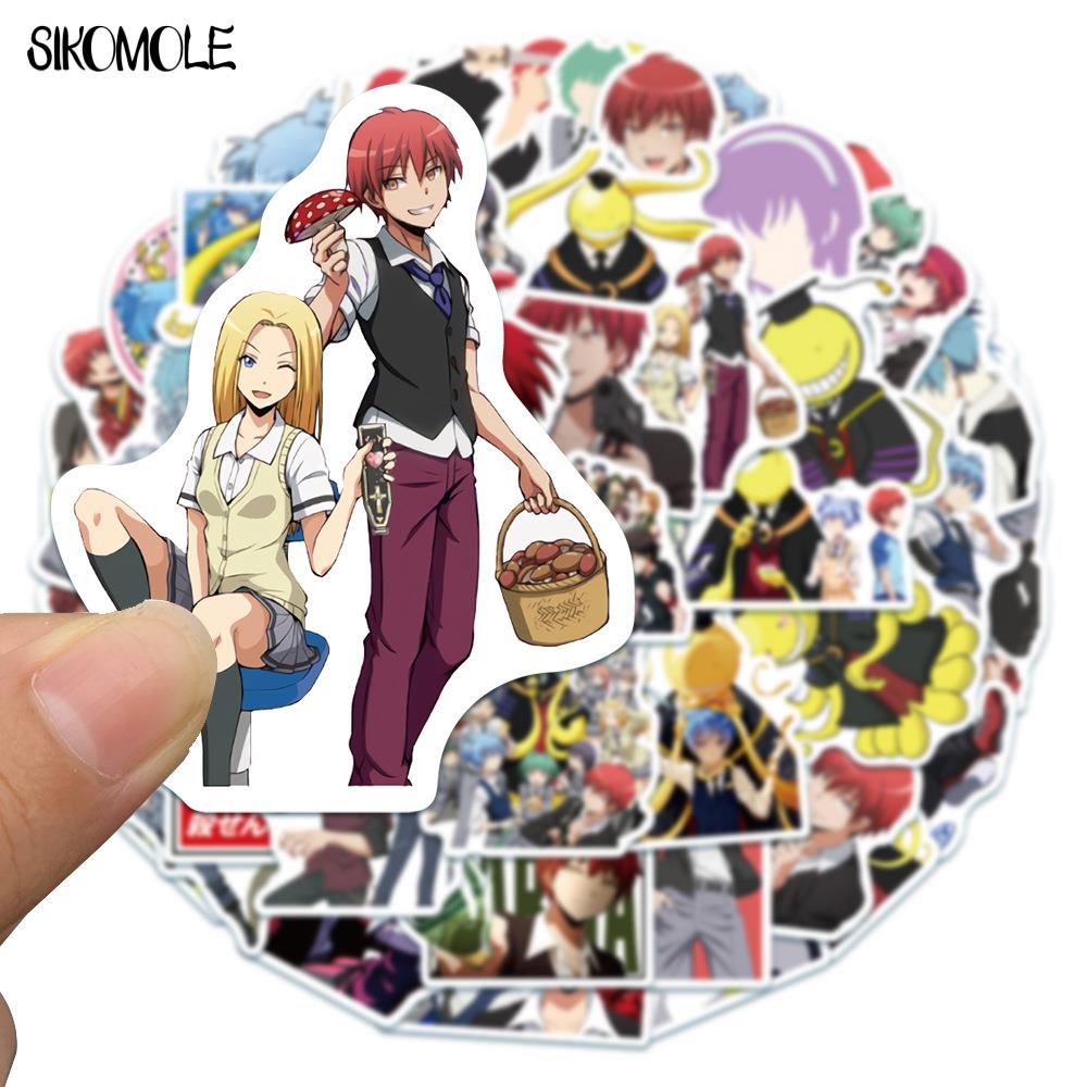 10/30/50PCS Cartoon Japan Anime Stickers Assassination Classroom Luggage Laptop Skateboard Bicycle Decals Graffiti Sticker F5